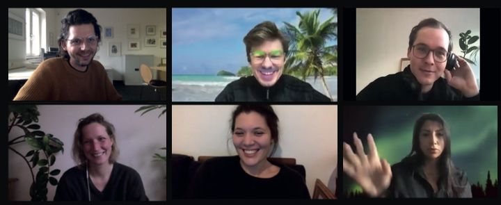 Leon Hösl, Fritz Lazlo Weber, Christoph Chwatal (obere Reihe, v.l.n.r.)
Magdalena Stöger, Fanny Hauser, Aziza Harmel (untere Reihe, v.l.n.r.)