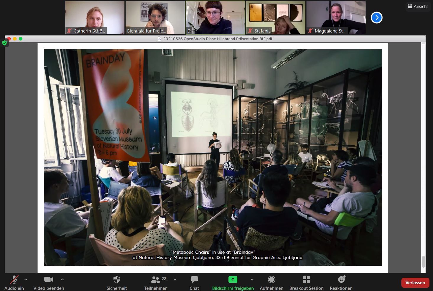 Screenshot des OPEN STUDIO #1