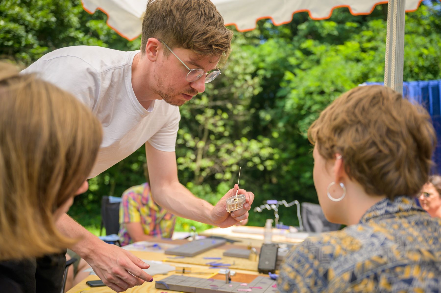 Fritz Laszlo Weber während des Workshops 